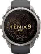 Смарт-часы Garmin Fenix 9 Pro inReach 51mm Titanium with Graphite/Black Silicone Band (010-04337-20/21)