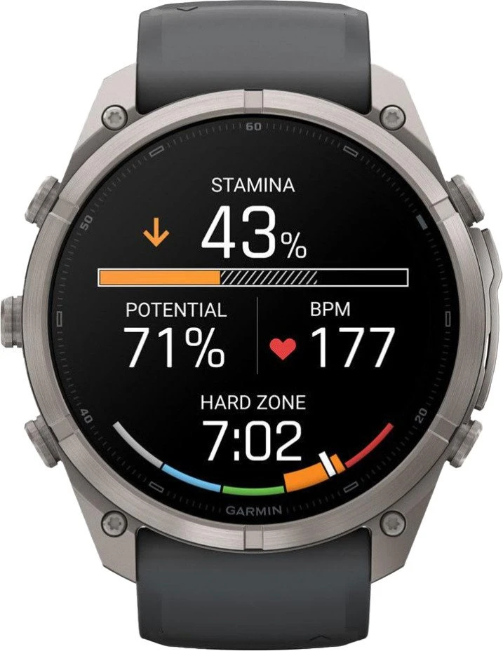 Смарт-часы Garmin Fenix 9 Pro inReach 51mm Titanium with Graphite/Black Silicone Band (010-04337-20/21)