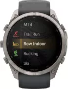 Смарт-часы Garmin Fenix 9 Pro inReach 51mm Titanium with Graphite/Black Silicone Band (010-04337-20/21)