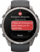 Смарт-часы Garmin Fenix 9 Pro inReach 51mm Titanium with Graphite/Black Silicone Band (010-04337-20/21)