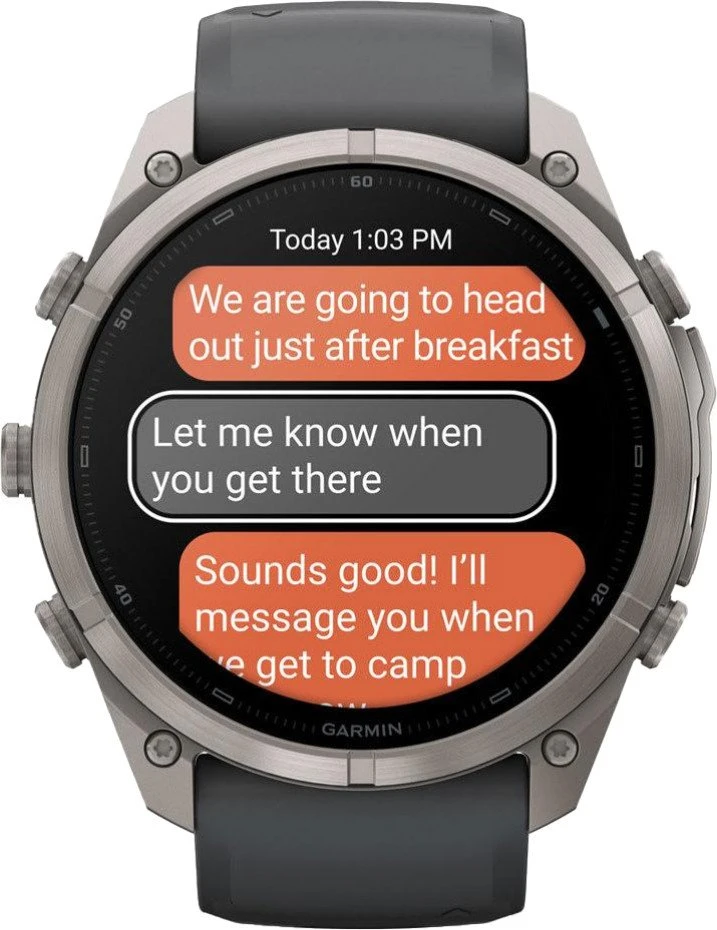 Смарт-часы Garmin Fenix 9 Pro inReach 51mm Titanium with Graphite/Black Silicone Band (010-04337-20/21)