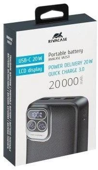 Rivacase RIVAPOWER VA2521 20000mAh Black (UA)
