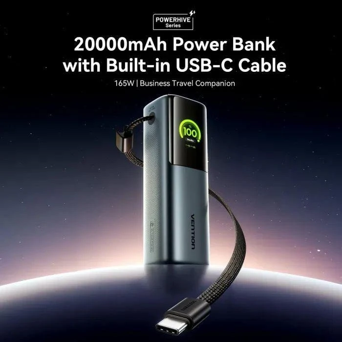 Vention 20000mAh 165W Gray (FKFH0/910165) (UA)