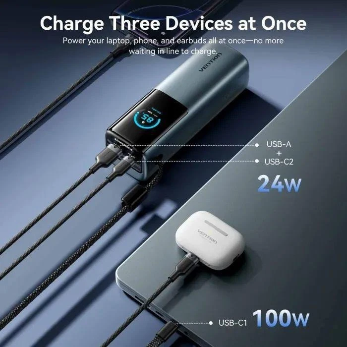 Vention 20000mAh 165W Gray (FKFH0/910165) (UA)