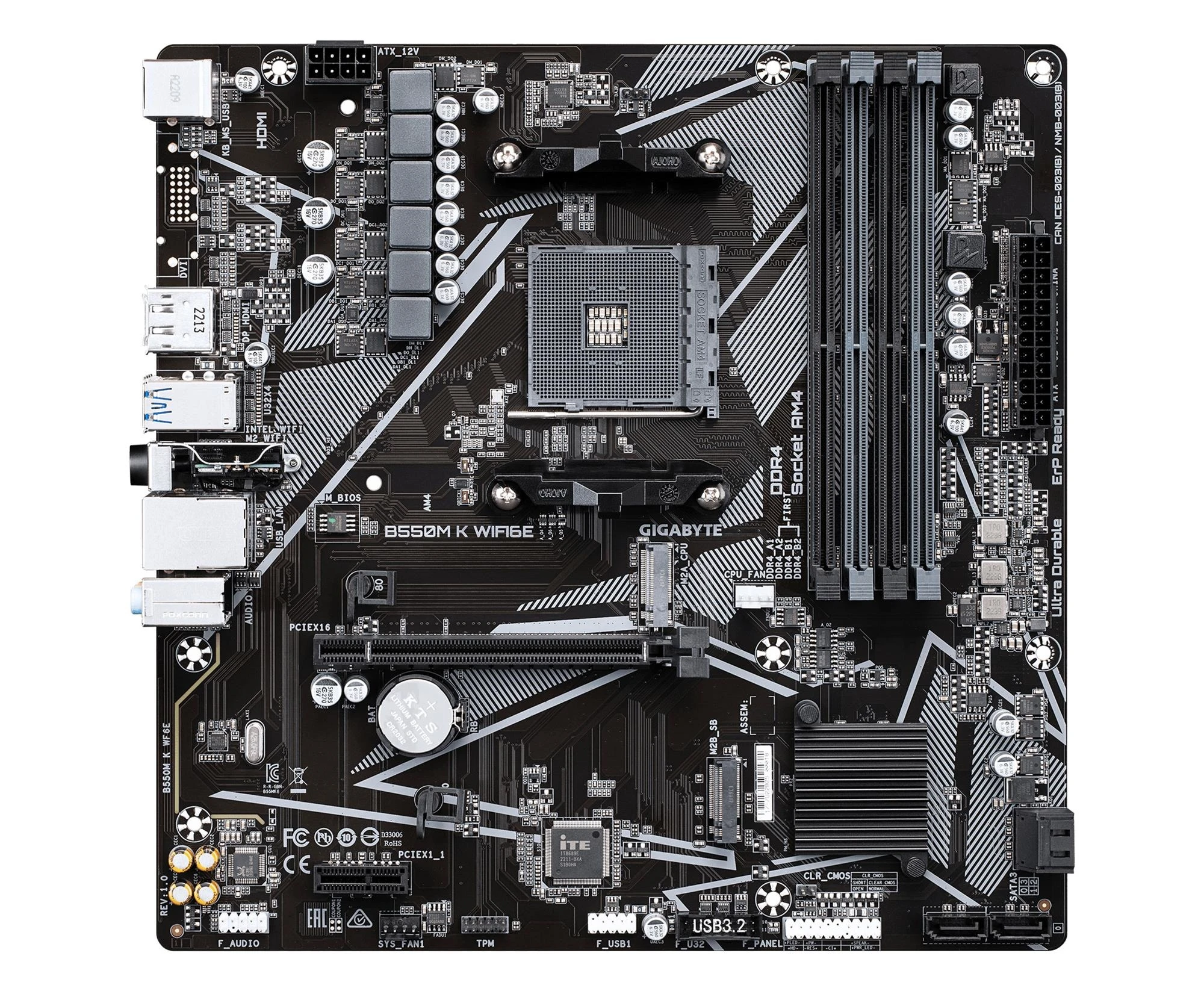 Gigabyte B550M K WIFI6E EU