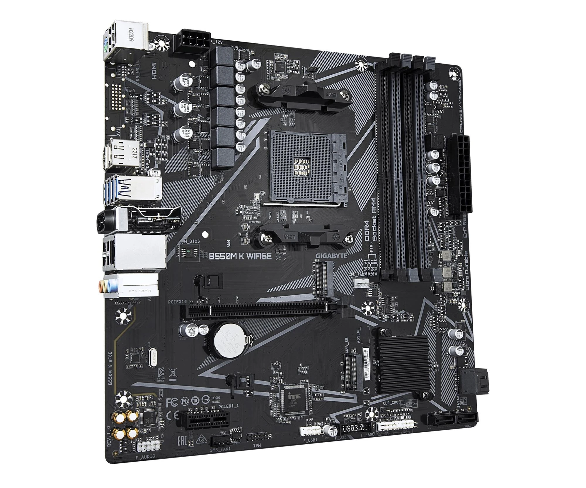Gigabyte B550M K WIFI6E EU