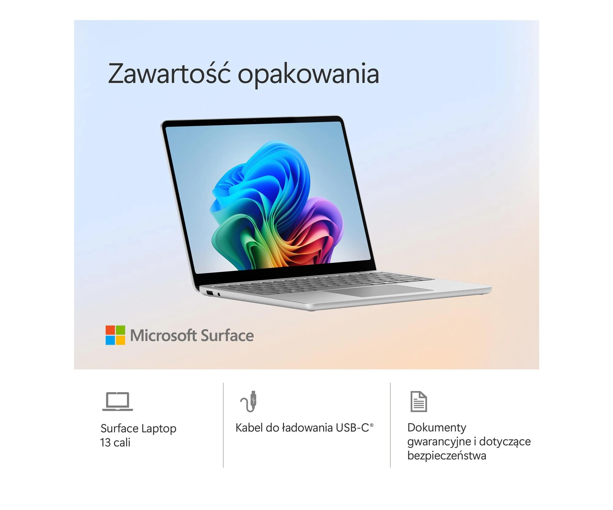 Microsoft Surface Laptop Ultra 5 325/24GB/1TB/W11P Platynowy (EP2-69204) No charging adapter