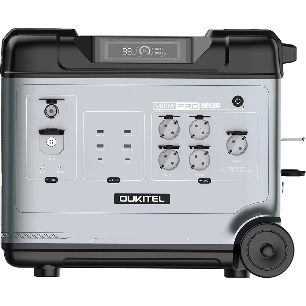 OUKITEL BP5000E Pro Max 5120Wh 6000W