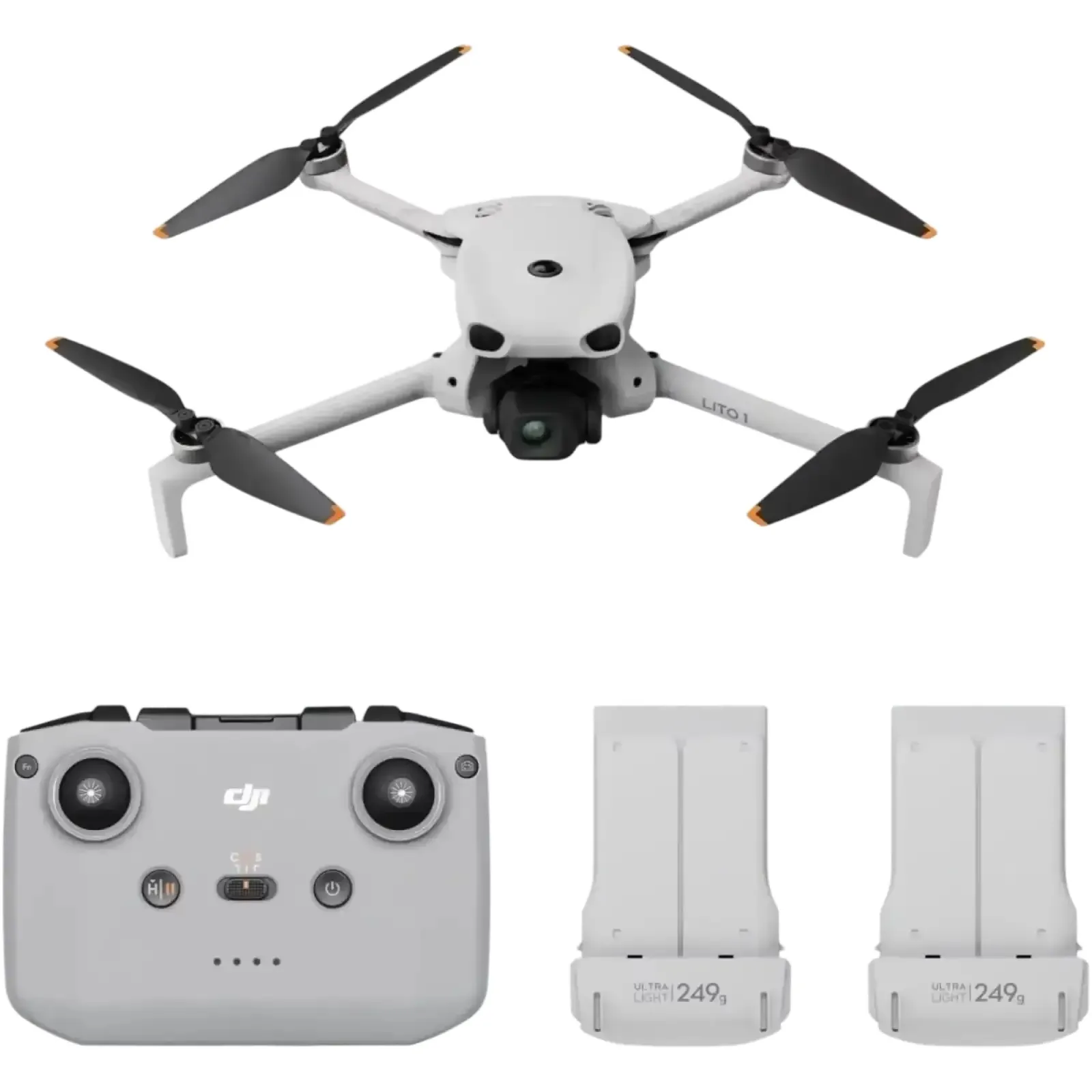 DJI Lito X1 Combo with 2 Batteries (DJI RC-N3) (CP.MA.00001008.01)
