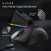 Ajazz AJ179P MC Charging Dock Wireless/Bluetooth/USB Black (AJ179P-MC-B) (UA)