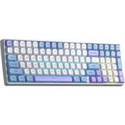 Aula S100pro RGB KRGD Red Switch Wireless/Bluetooth/Type-C UA White/Blue (6948391205762) (UA)