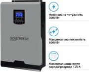 Автономный солнечный инвертор Solarverse Ampere 3kW 24V 1 MPPT 220V Однофазний (SV3024A) (UA)