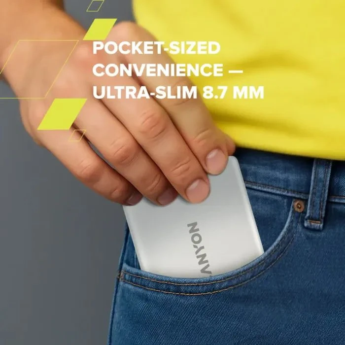 Canyon 5000mAh OnPower 500 PD20W Magnetic wireless MagSafe Grey (CNS-CPB500G) (UA)