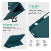Чохол для планшета Armorstandart Smart Fold Pen Apple iPad Air 11 (2024) Pine Green (ARM78120) (UA)