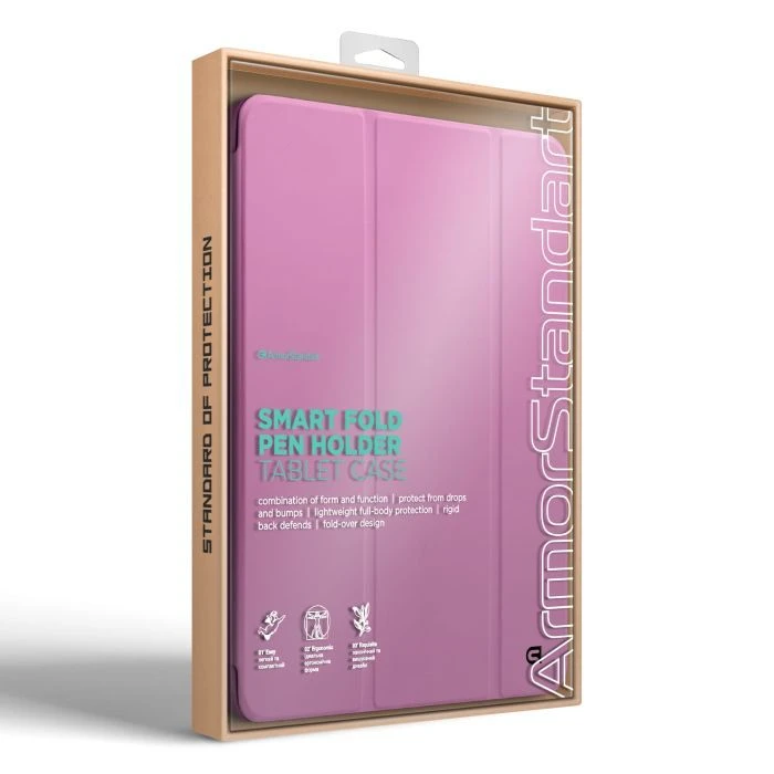 Чохол для планшета Armorstandart Smart Fold Pen Apple iPad Air 11 (2024) Рожевий (ARM78121) (UA) Тип: обкладинка; Сумісність з