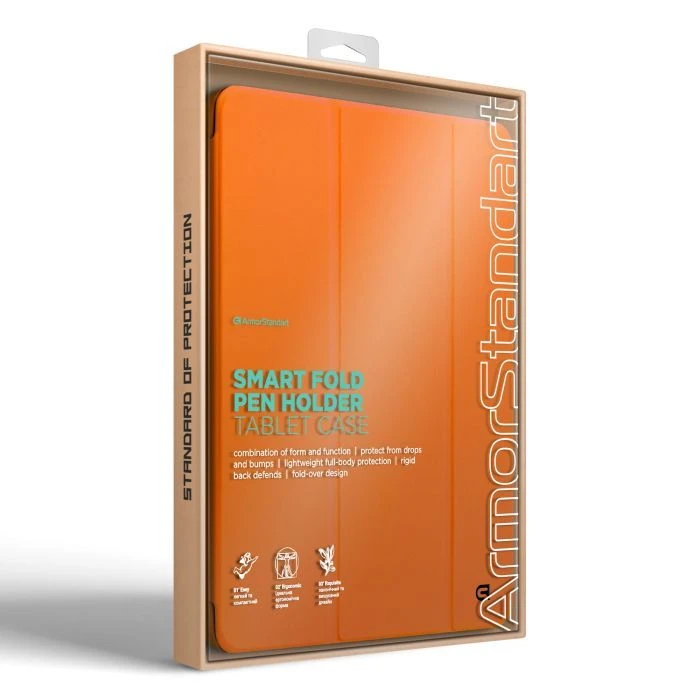 Чохол для планшета Armorstandart Smart Fold Pen Apple iPad Air 11 2025 / 2024 Помаранчевий (ARM89222) (UA) Тип: обкладинка; Сумісність з