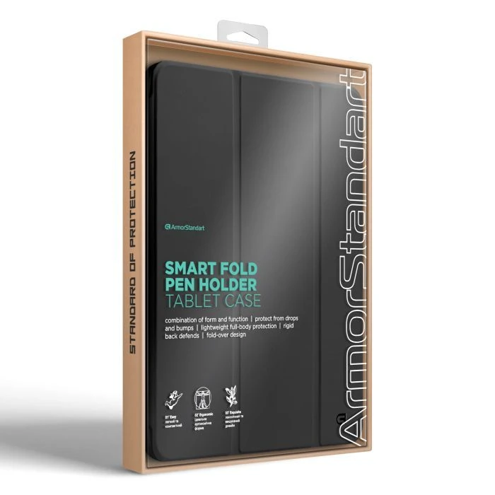 Чохол для планшета Armorstandart Smart Fold Pen Apple iPad Pro 13 (2024) Black (ARM78138) (UA)