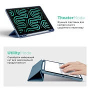Чохол для планшета Armorstandart Smart Fold Pen Apple iPad Pro 13 (2024) Lavender Grey (ARM78140) (UA)
