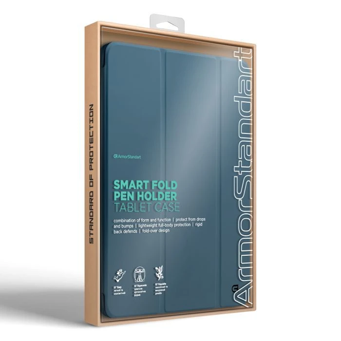 Чехол для планшета Armorstandart Smart Fold Pen Apple iPad Pro 13 (2024) Lavender Grey (ARM78140) (UA)