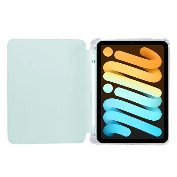 Чохол для планшета BeCover Soft TPU з тримачем для Apple Pencil iPad Mini 7 2024 Світло-синій (712441) (UA)