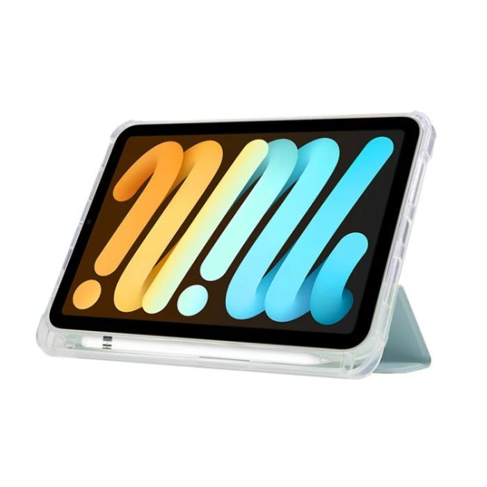 Чохол для планшета BeCover Soft TPU з тримачем для Apple Pencil iPad Mini 7 2024 Світло-синій (712441) (UA)