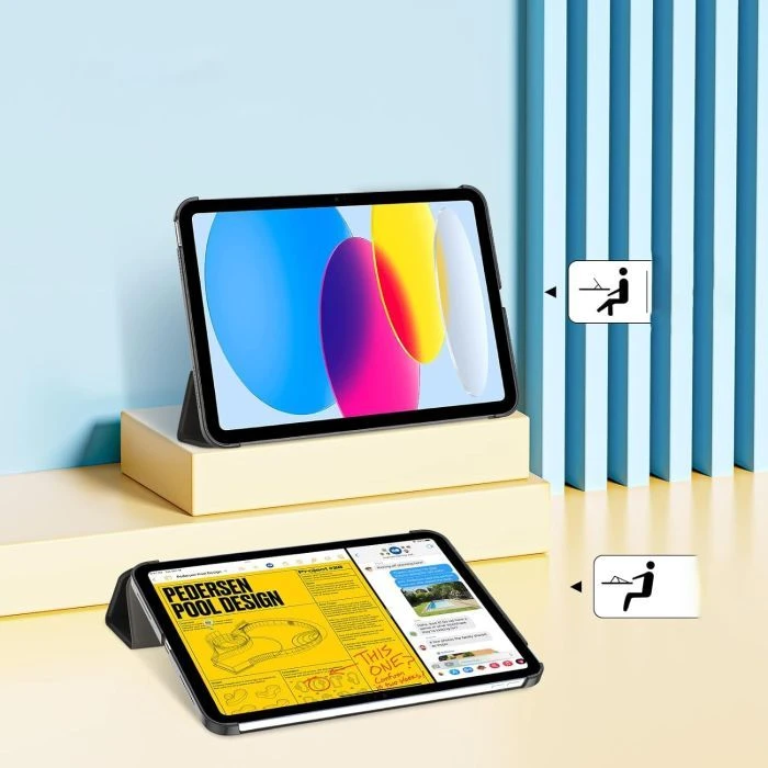 Чехол для планшета BeCover Tri Fold Hard Apple iPad 10.9