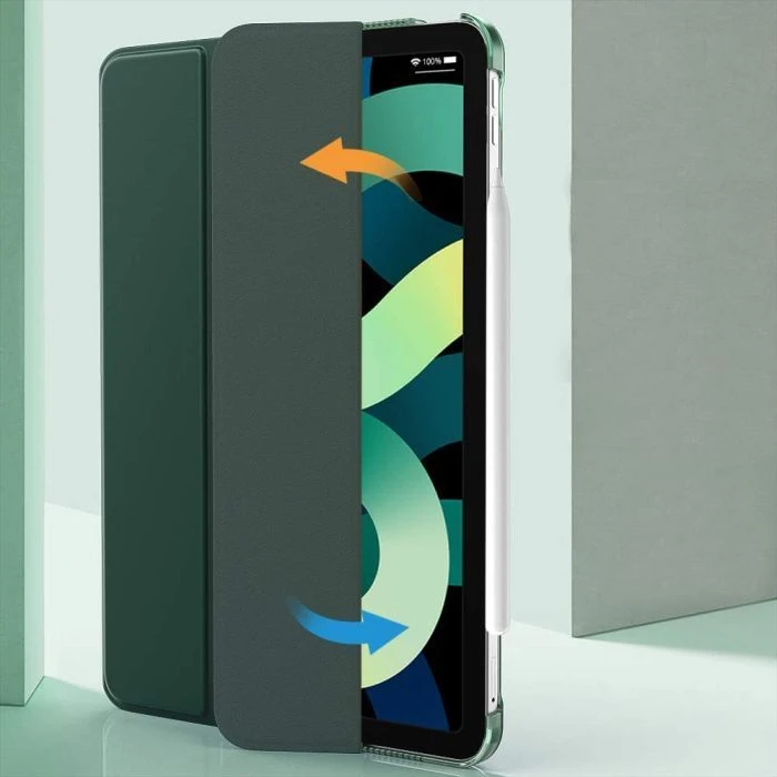 Чохол для планшета BeCover Tri Fold Hard Apple iPad Air 4 10.9 2020/2021 Dark Green (709659) (709659) (UA) Тип: обкладка; Сумісність з