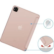 Чехол для планшета BeCover Tri Fold Hard Apple iPad Pro 12.9 2020/2021/2022 Pink (711721) (UA)