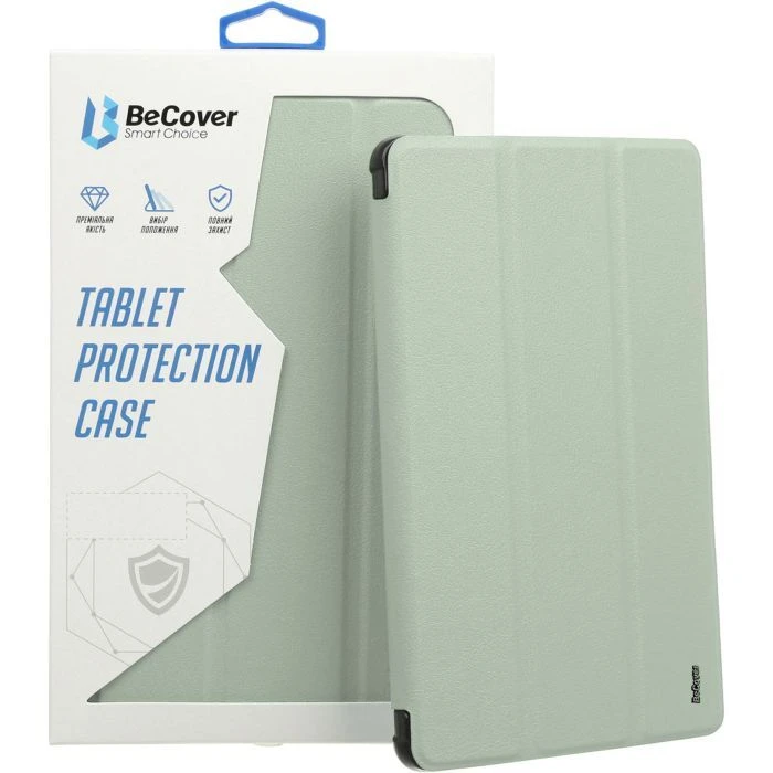 Чохол для планшета BeCover Tri Fold Soft TPU Silicone Apple iPad Air 13 M2/M3 (2024/2025) Light Green (711742) (UA) Тип: чохол; Сумісність з брендом: