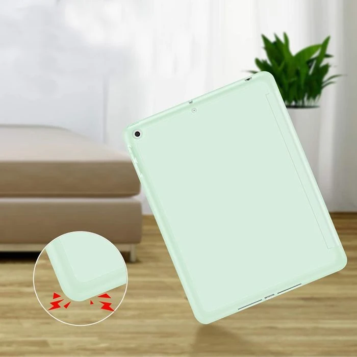 Чехол для планшета BeCover Tri Fold Soft TPU Silicone Apple iPad Air 4 10.9 2020/2021 Green (706871) (706871) (UA) Тип: обложка; Совместимость с