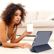 Чехол для планшета BeCover Tri Fold Soft TPU Silicone Apple iPad Pro 12.9 2020/2021/2022 Purple (711739) (UA)