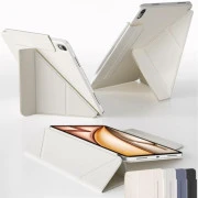 Чохол для планшета BeCover Ultra Slim Origami Magnetic Apple iPad Mini 7 2024 Бежевий (712948) (UA)