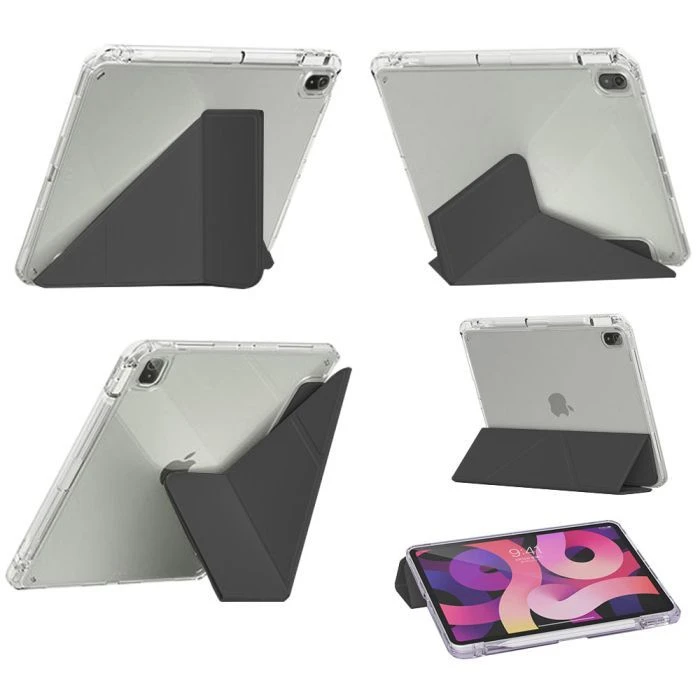 Чохол для планшета BeCover Ultra Slim Origami Transparent Apple iPad 10.9 2022/24/11 2025 Black (712938) (UA) Тип: обкладинка; Сумісність з