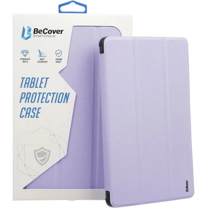 Чохол для планшета BeCover Ultra Slim Origami Transparent Apple iPad 10.9 2022/24/11 2025 Purple (712941) (UA) Тип: обкладинка; Сумісність з