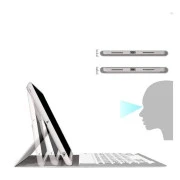 Чехол для планшета BeCover with keyboard Apple iPad Mini 7 2024 Gray (712994) (UA)