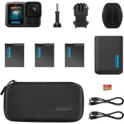 GoPro HERO13 Black + 3 Enduro Batteries + SD Card + Dual Battery Charger + Case (CHDRB-134-RW) (UA)