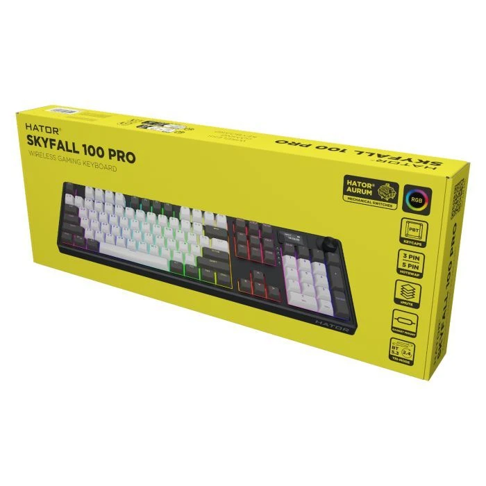 Hator Skyfall 100 Pro Wireless Grey/Black (HTK4100UA) (UA) Тип: мультимедійна, з