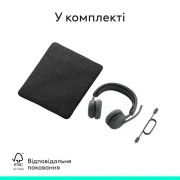 Навушники Logitech Zone Wireless 2 ES Graphite (981-001503) (UA)