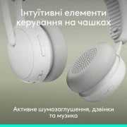 Навушники Logitech Zone Wireless 2 ES Off-White (981-001508) (UA)