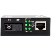 RCI 100M, 20km, SC, RJ45, Tx 1310nm, standart size metal case (RCI902W-FE-20-T) (UA)