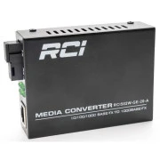 RCI 1G, 20km, SC, RJ45, Tx 1310nm standart size metal case (RCI502W-GE-20-A) (UA)