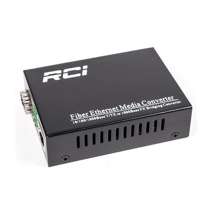 RCI 1G, SFP slot, RJ45, standart size metal case (RCI300S-G) (UA) Швидкість передачі даних: 1000