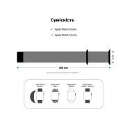 Ремешок для смарт-часов Armorstandart Sport Band (3 Straps) для Apple Watch 42 (Series 11-10)/41/40/38 Red (ARM49076) (UA)