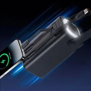 TheGeneral 20000mah Glim, 22.5W Fast Charge PD Lamp Black (40012919-01) (UA)