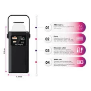 TheGeneral 20000mah Glim, 22.5W Fast Charge PD Lamp White (40012919-08) (UA)