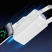 TheGeneral 20000mah Glim, 22.5W Fast Charge PD Lamp White (40012919-08) (UA)