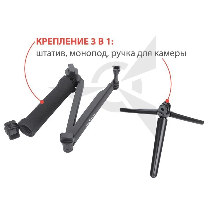 AirOn монопод-штатив (AC238) (UA) Вид: монопод 3 в 1; Сумісність: GoPro,