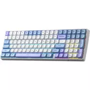 Aula S100pro RGB KRGD Red Switch Wireless/Bluetooth/Type-C UA White/Blue (6948391205762) (UA)