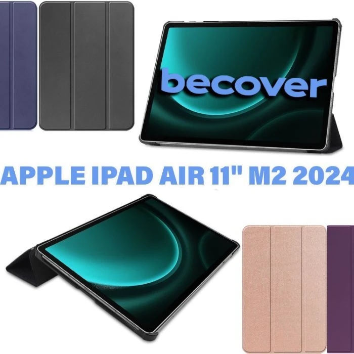 Чехол для планшета BeCover Smart Case Apple iPad Air 11 M2/M3 (2024/2025) Rose Gold (711388) (UA) Тип: обложка; Совместимость с
