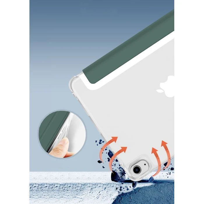 Чехол для планшета BeCover Soft Edge Pencil Apple iPad mini 6 2021 Dark Green (706804) (UA)